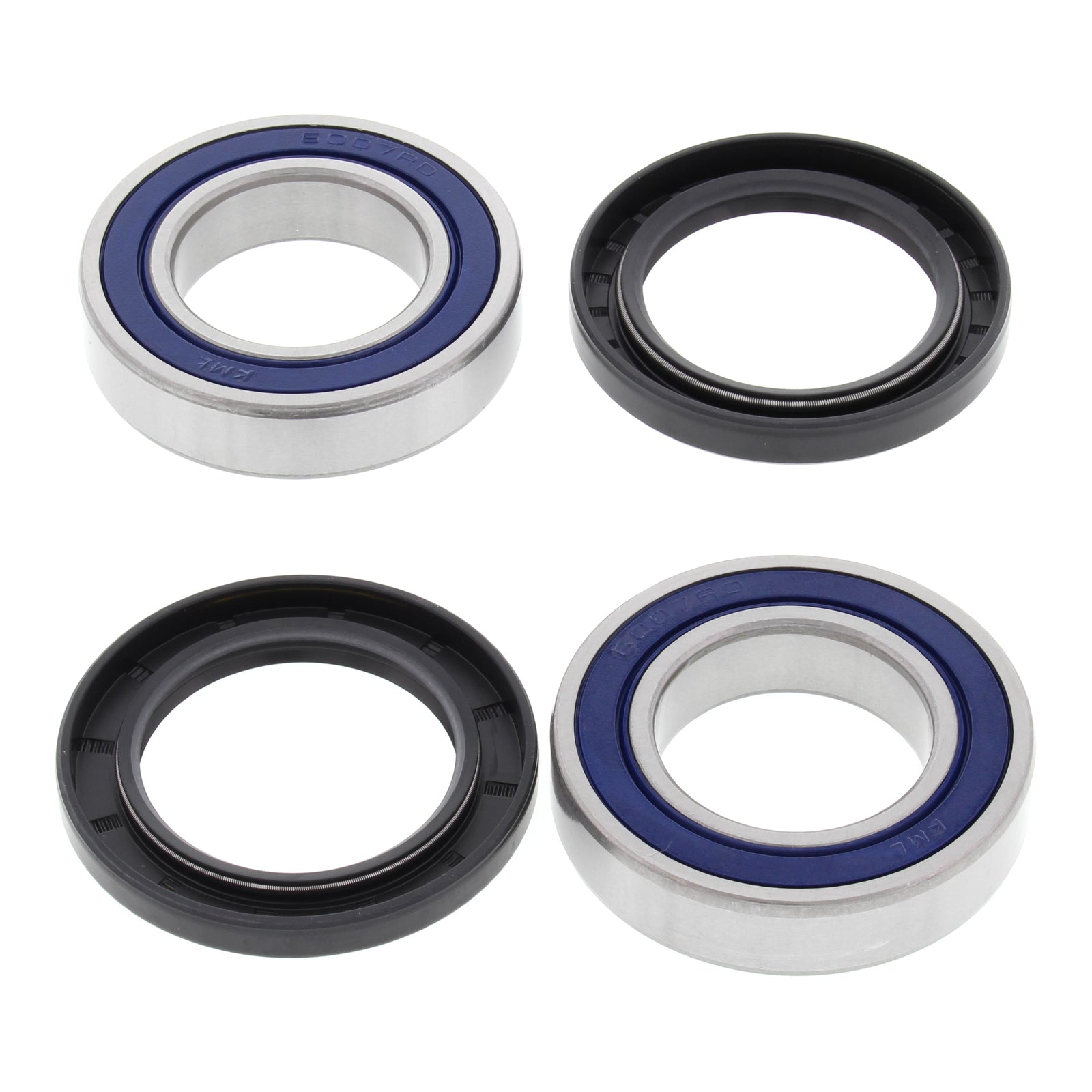 ALL BALLS WHEEL BEARING KIT WITH SEALS BLACK RUBBER