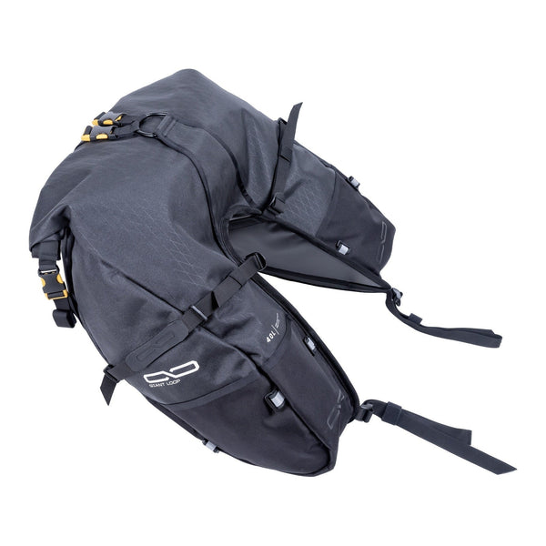 TWO GIANT LOOP BLACK AND GREY WATERPROOF PAINNER