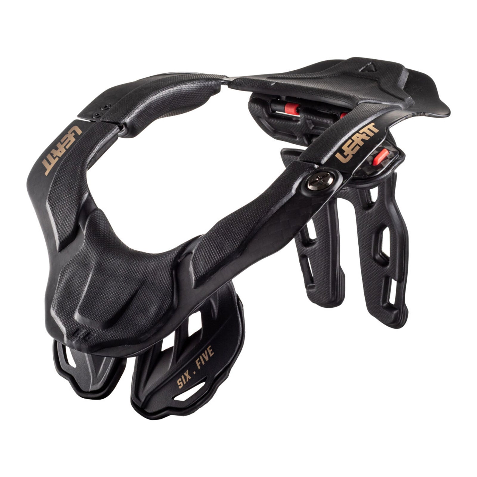 LEATT BLACK AND GOLD 6.5 NECK BRACE