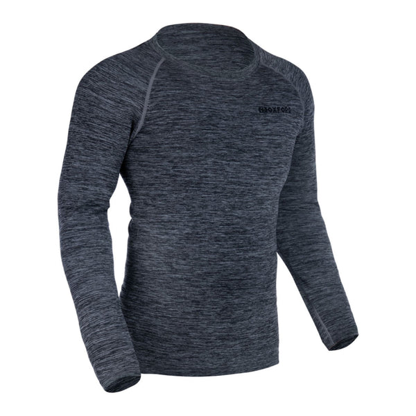 oxford grey thermal base layer small black oxford logo