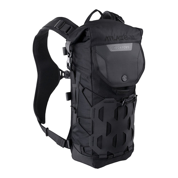 BLACK OXFORD BACKPACK SMALL GRAY LOGO