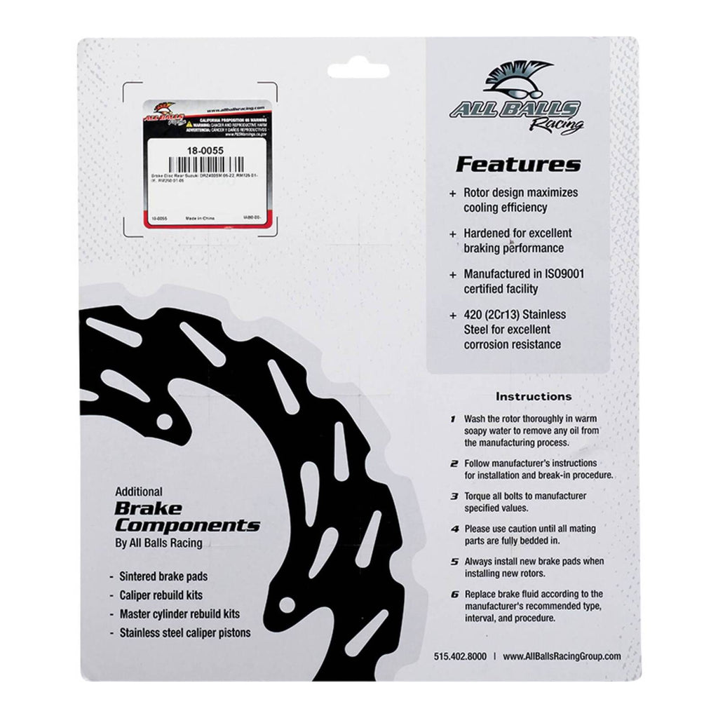 Rear Brake Disc 18-0055