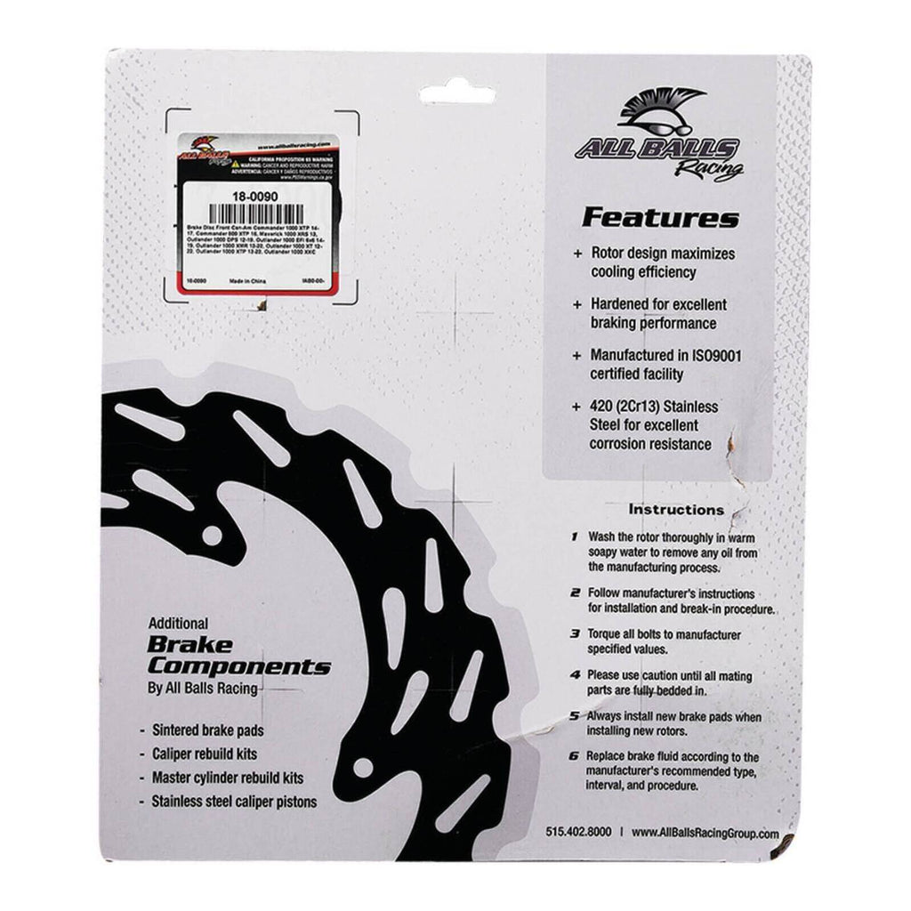 Brake Disc Front / Rear – 18-0090