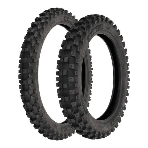 Anlida AM01 Tyre Set 80/100-21 Front & 100/100-18 Rear (NHS)