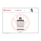 Brembo Prime Brake Pad Sinter Rear 07BB01SD