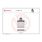 Brembo Prime Brake Pad Sinter Rear 07BB01SP