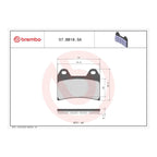 Brembo Prime Brake Pad Sinter Front 07BB19SA