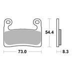 Brembo Prime Brake Pad Sinter Front 07GR90SA