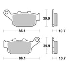 Brembo Prime Brake Pad Sinter Rear 07HO27SP