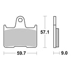 Brembo Prime Brake Pad Sinter Rear 07SU25SP