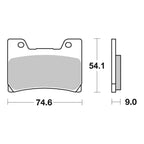 Brembo Prime Brake Pad Sinter Front 07YA24SA