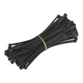 Whites Cable Ties 380 x 7.6mm (100/Bag) - Black