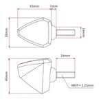 DRC 601 LED Flasher 12V - Orange (2 Pack)