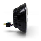 Denali M5 E-Mark LED Headlight Module - 5.75 Round, Black Chrome