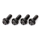 DRC Aluminium M6 Flange Bolts 20mm - Black (4 Pack)