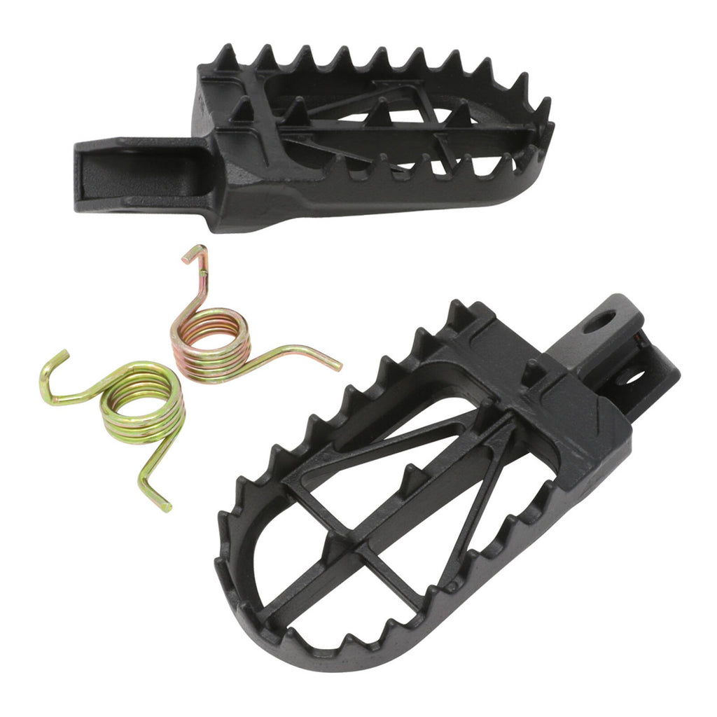 Zeta Wide Chromoly Mid Foot Pegs - Yamaha WR250R / WR250X