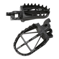 Zeta Wide Chromoly Ultra-Wide Foot Pegs - Kawasaki KX250F / KX450F ('09-)