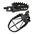 Zeta Wide Chromoly Ultra-Wide Foot Pegs - Kawasaki KX250F / KX450F ('09-)
