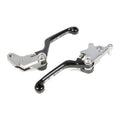 Zeta Pivot Lever Set CP 3-Finger - Suzuki DR250R / DR-Z400S / DR-Z400SM - Black