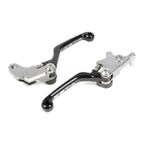 Zeta Pivot Lever Set CP 3-Finger - Suzuki DR250R / DR-Z400S / DR-Z400SM - Black