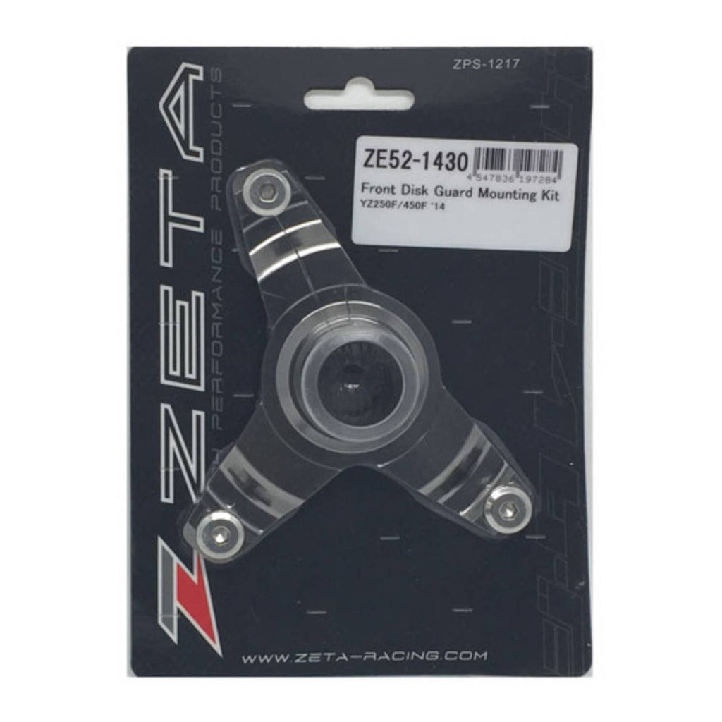 Zeta Front Disc Guard Mounting Kit - Yamaha YZ250F / YZ450F ('14-) / YZ250FX