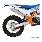 Zeta Rear Brake Disc Guard- Assorted KTM, Husqvarna & GasGas Models - Orange