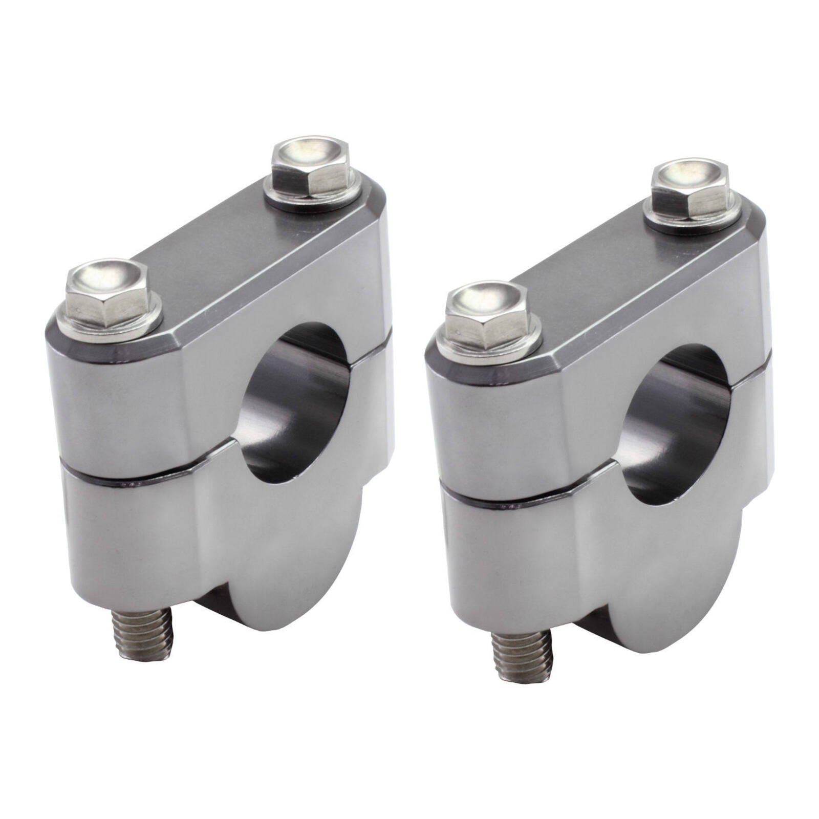 Zeta Handlebar Rise Kit 19mm Height - 22.2mm Bar - Titanium