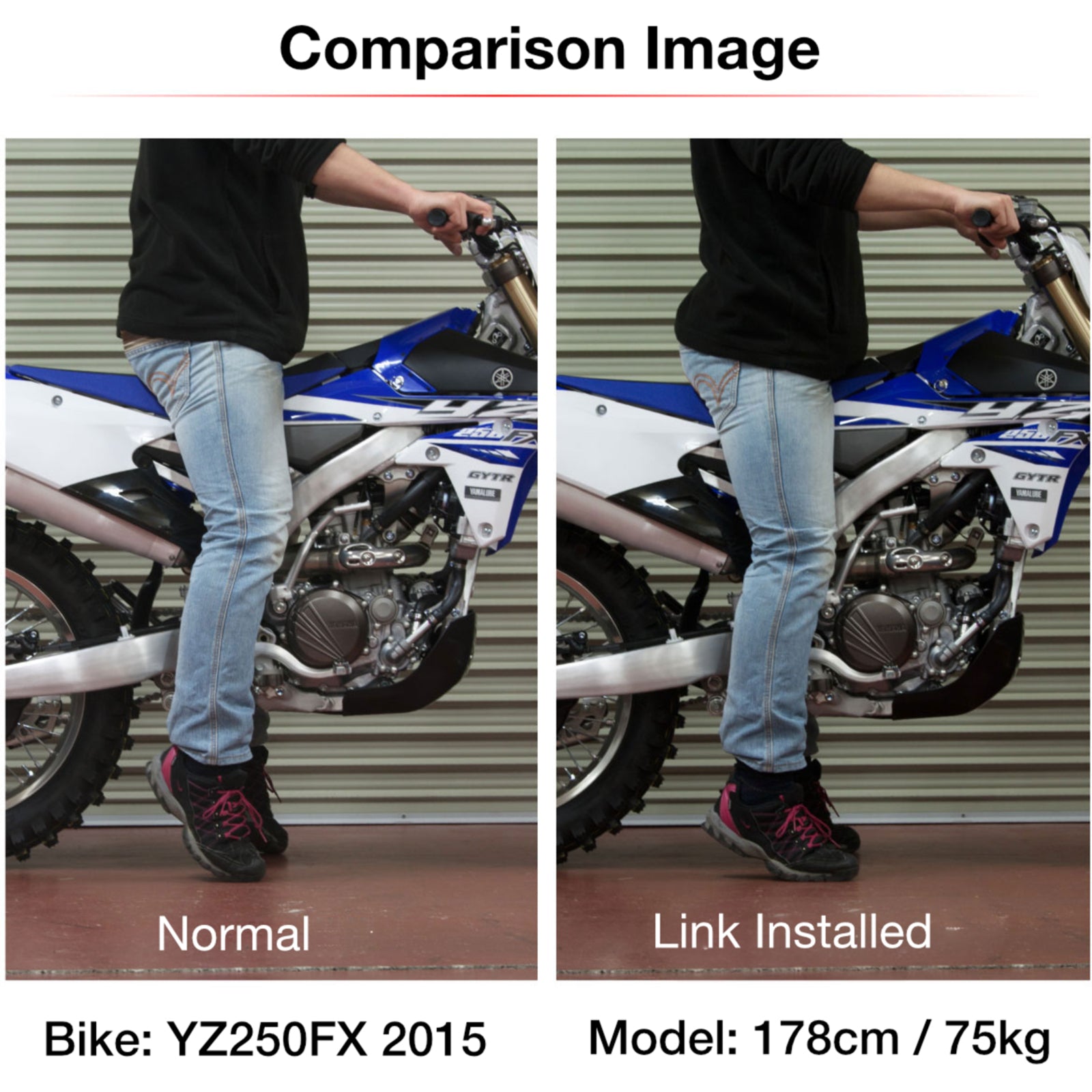 Zeta RSL Low Down Link -30mm - KTM 125 / 250 SX ('16-) / 250 / 350 / 450 SX-F ('