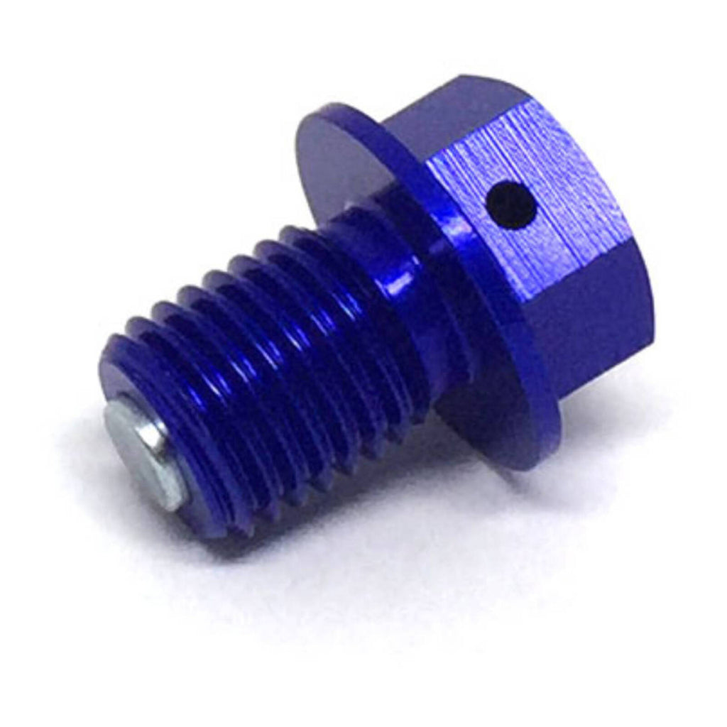 Zeta Magnetic Drain Bolt M12 x 15 P1.5 - Blue