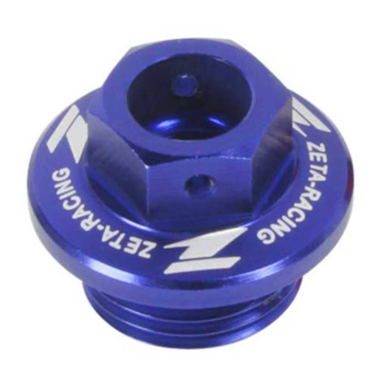 Zeta Oil Filler Plug - Honda CR / CRF, Yamaha YZ / YZF / WRF, Kawasaki KLX - Blu