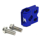 Zeta Front Brake Line Clamp - Yamaha YZ / YZF / WRF - Blue