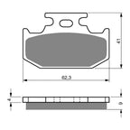 GOLDfren Brake Pads GF001 - S3