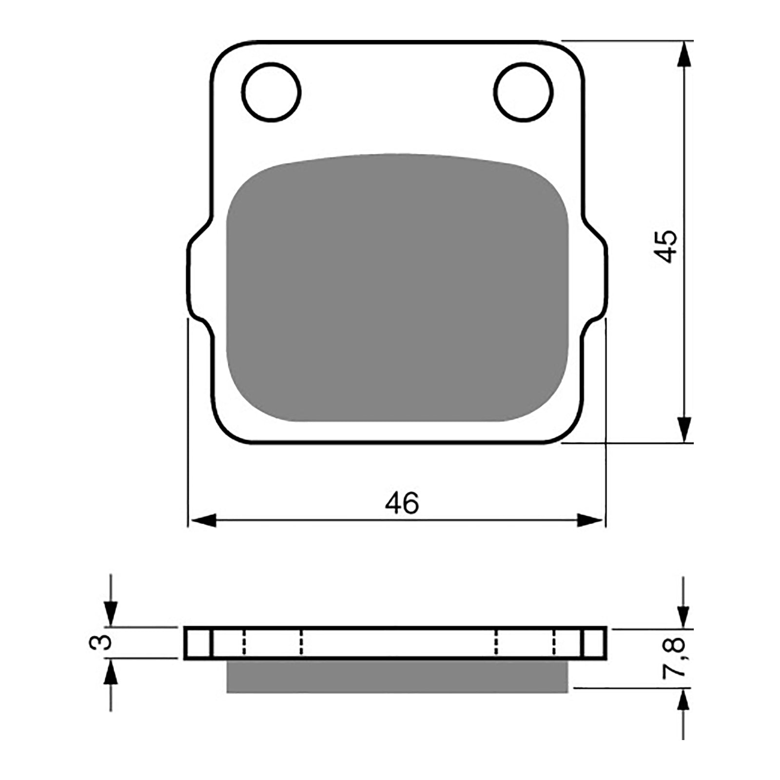 GOLDfren Brake Pads GF007 - S3