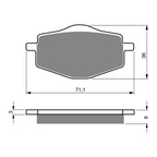 GOLDfren Brake Pads Sintered Sports GF018 - S3 (PH31)
