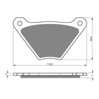 GOLDfren Brake Pads Sintered Sports GF060 - S3 (PH70)