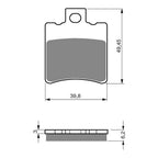 GOLDfren Brake Pads Sintered Sports GF098 - S3 ( PH172 )