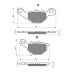 GOLDfren Brake Pads Off-Road Racing GF109 - K5 ( PR243 )