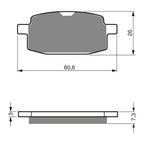 GOLDfren Brake Pads Sintered Sports GF114 - S3 ( PH117 )