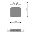 GOLDfren Brake Pads Sintered Sports GF137 - S3 ( PH246 )