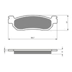 GOLDfren Brake Pads Sintered Sports GF146 - S3 ( PH262 )