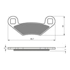 GOLDfren Brake Pads GF162 - S3