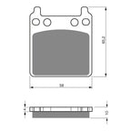 GOLDfren Brake Pads GF171 - S3