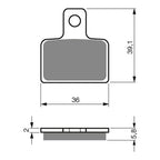 GOLDfren Brake Pads GF173 - K5