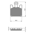 GOLDfren Brake Pads Sintered Sports GF200 - S3 ( PH328 )