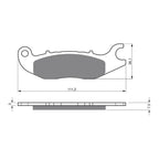 GOLDfren Brake Pads Sintered Sports GF210 - S3 ( PH332 )