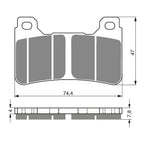 GOLDfren Brake Pads GF214 - S33