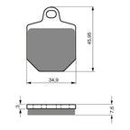 GOLDfren Brake Pads GF238 - S3