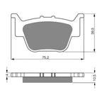 GOLDfren Brake Pads Off-Road Racing GF243 - K5 ( PR330 )
