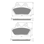 GOLDfren Brake Pads Sintered Sports GF244 - S3 ( PH379 )