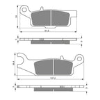 GOLDfren Brake Pads Off-Road Racing GF256 - K5 ( PR388 )
